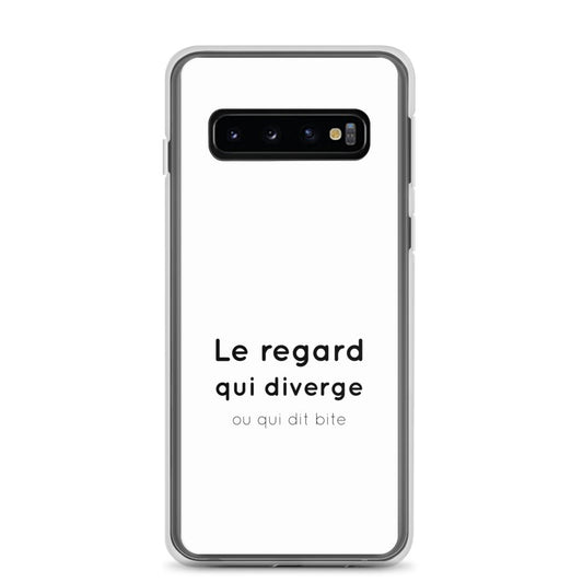 Coque Samsung Le regard qui diverge ou qui dit bite - Sedurro
