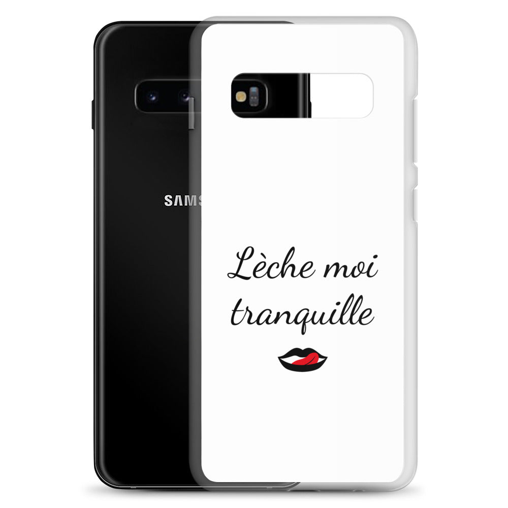 Coque Samsung Lèche moi tranquille Samsung Galaxy S10+ - Sedurro