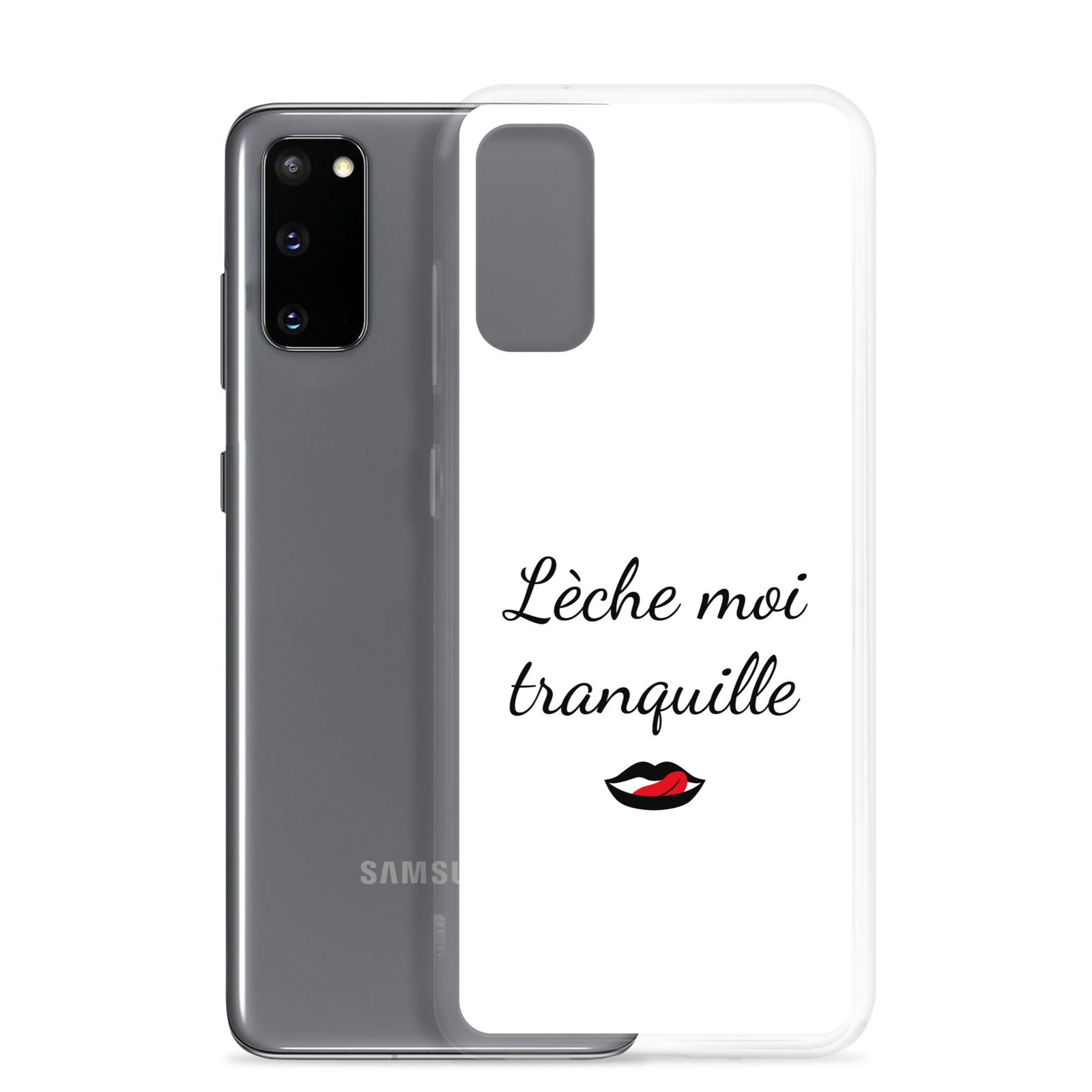 Coque Samsung Lèche moi tranquille Samsung Galaxy S20 - Sedurro