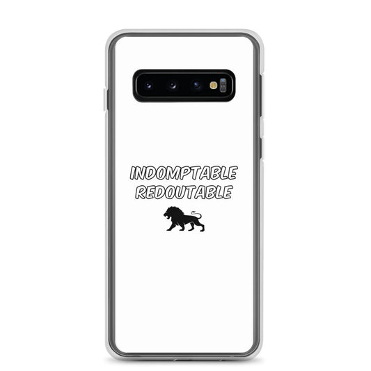 Coque Samsung Lion indomptable redoutable Samsung Galaxy S10 - Sedurro
