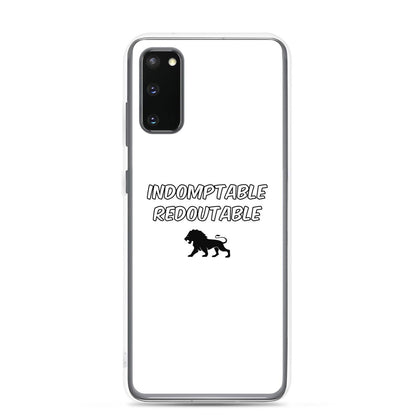 Coque Samsung Lion indomptable redoutable Samsung Galaxy S20 - Sedurro