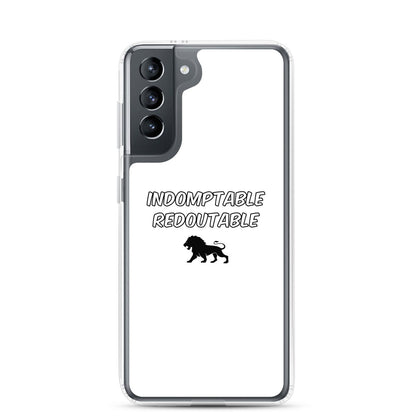 Coque Samsung Lion indomptable redoutable Samsung Galaxy S21 - Sedurro