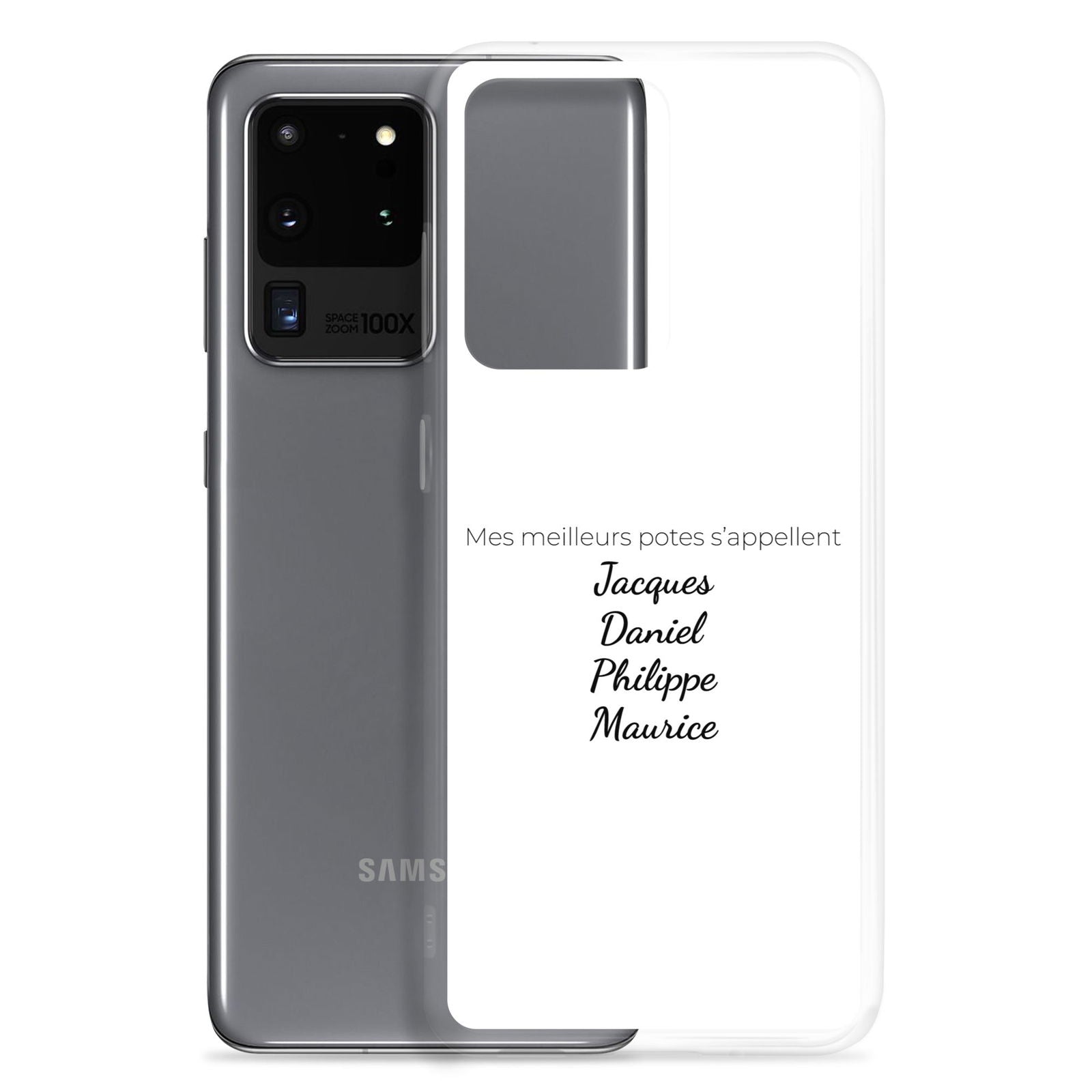 Coque Samsung Mes meilleurs potes s'appellent Jacques Daniel Philippe Maurice - Sedurro