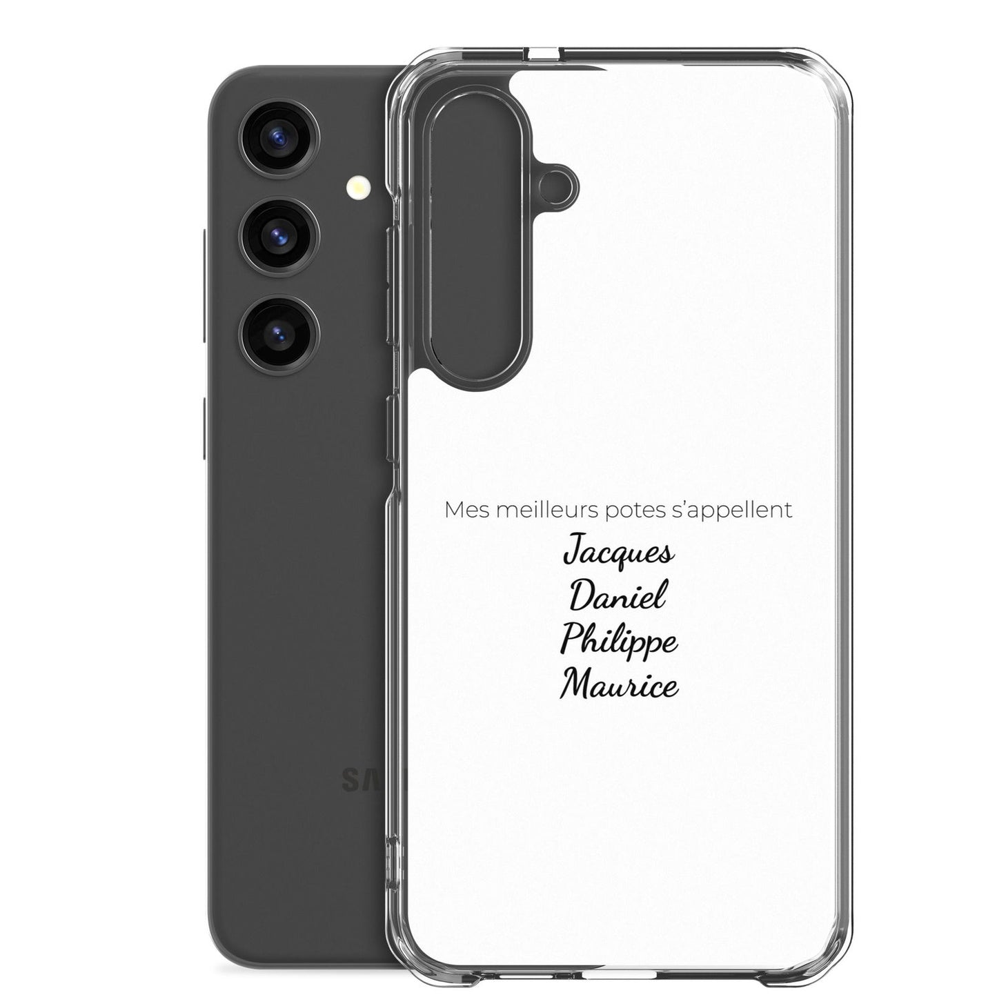 Coque Samsung Mes meilleurs potes s'appellent Jacques Daniel Philippe Maurice - Sedurro