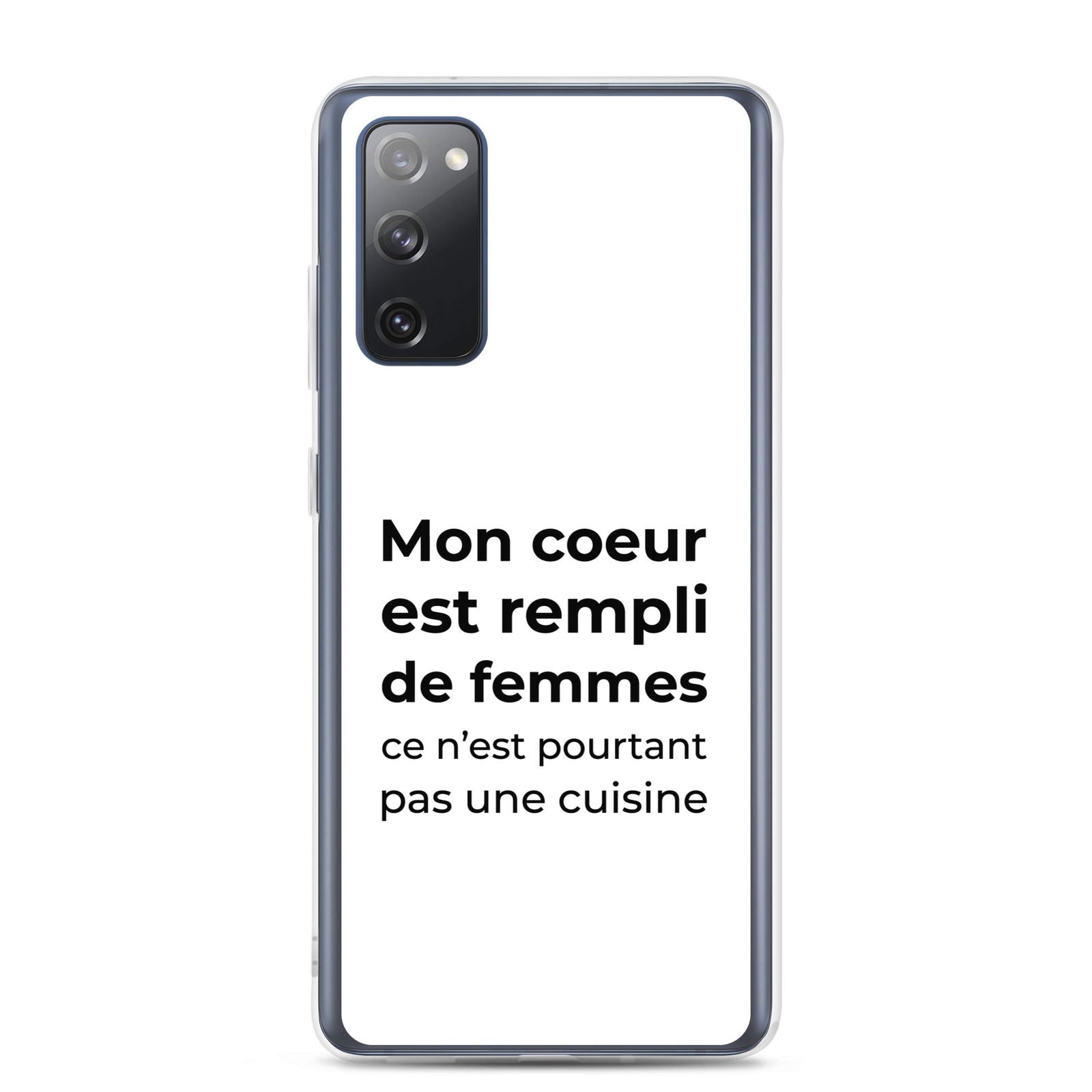 Coque Samsung Mon cœur est rempli de femmes ce n'est pourtant pas une cuisine - Sedurro