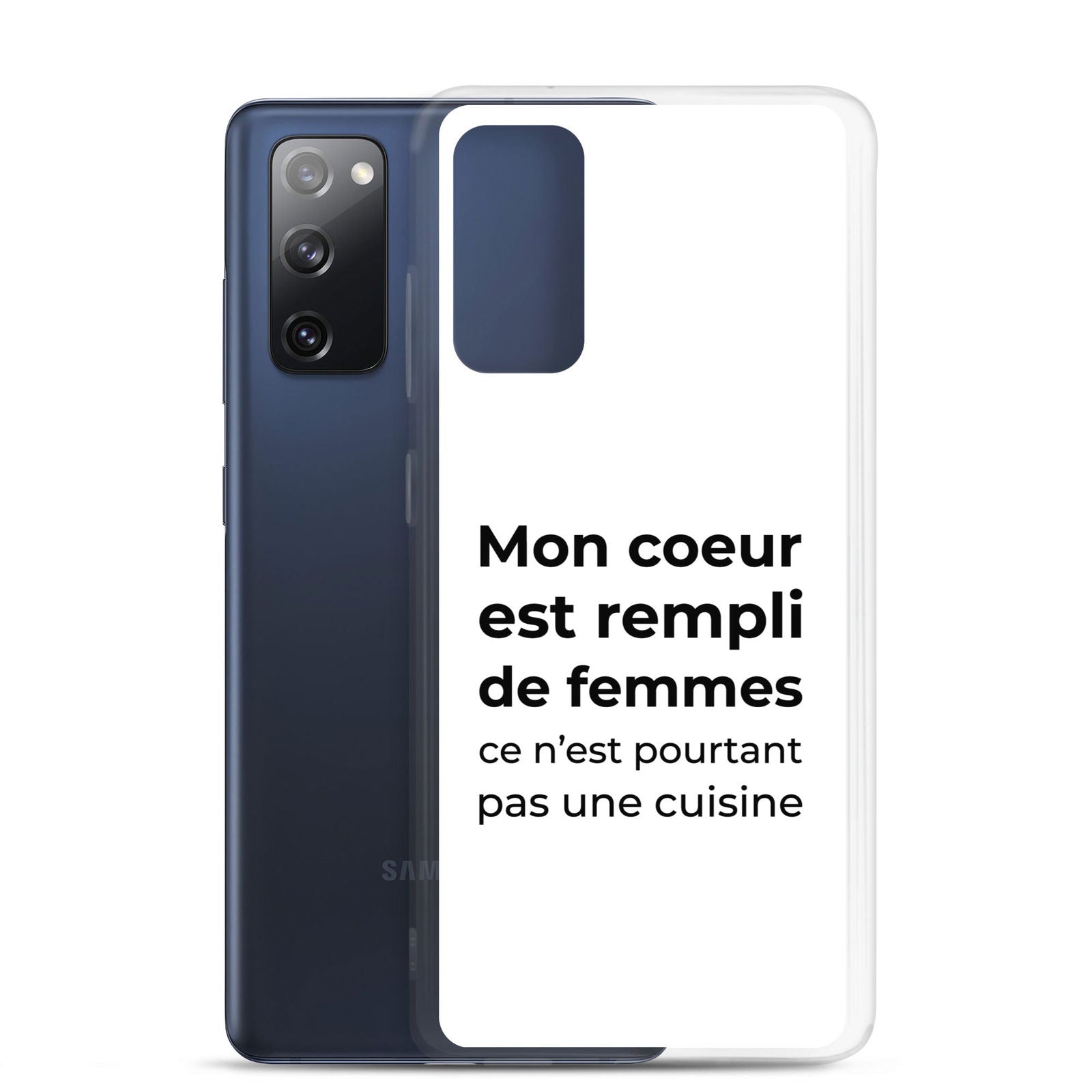 Coque Samsung Mon cœur est rempli de femmes ce n'est pourtant pas une cuisine - Sedurro