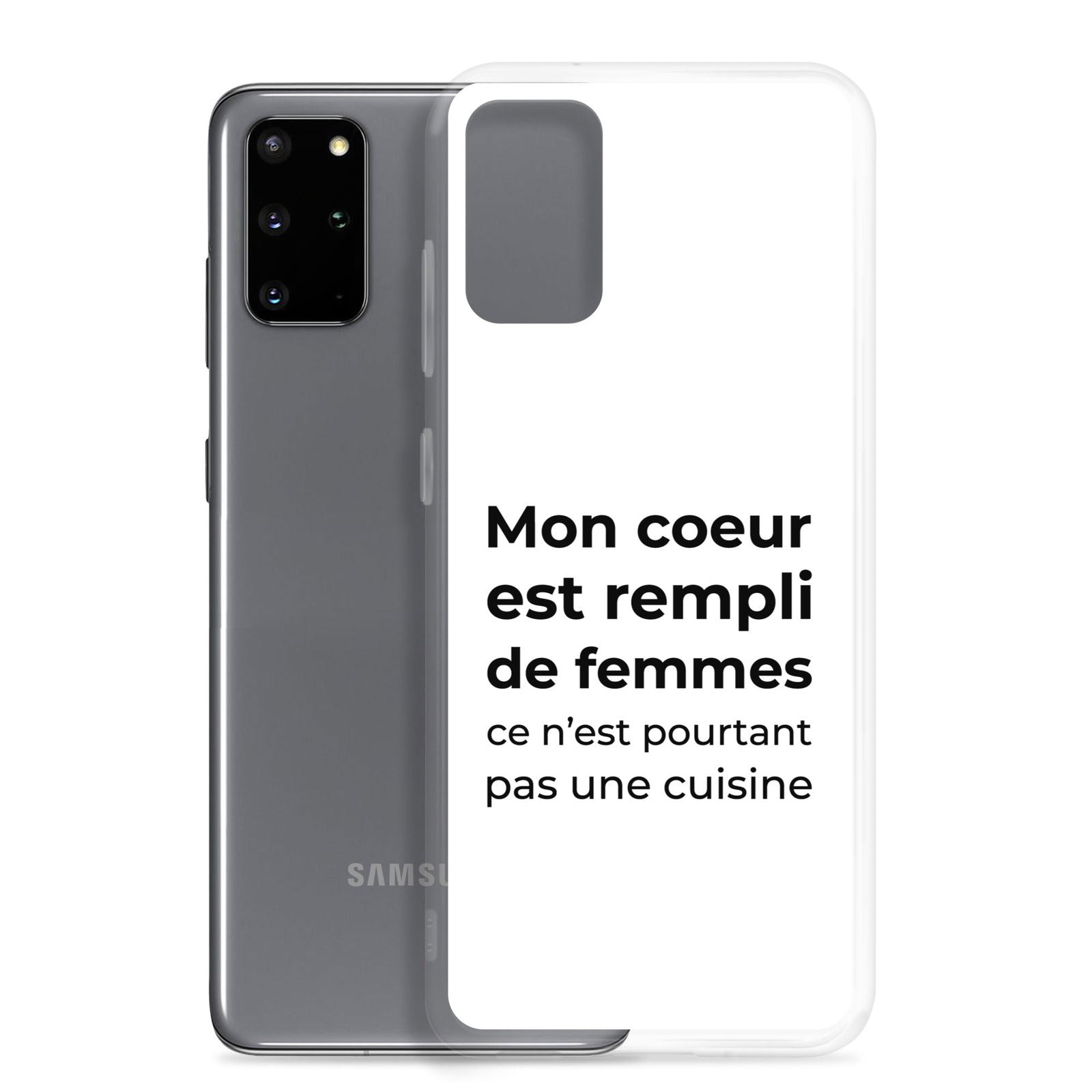 Coque Samsung Mon cœur est rempli de femmes ce n'est pourtant pas une cuisine - Sedurro
