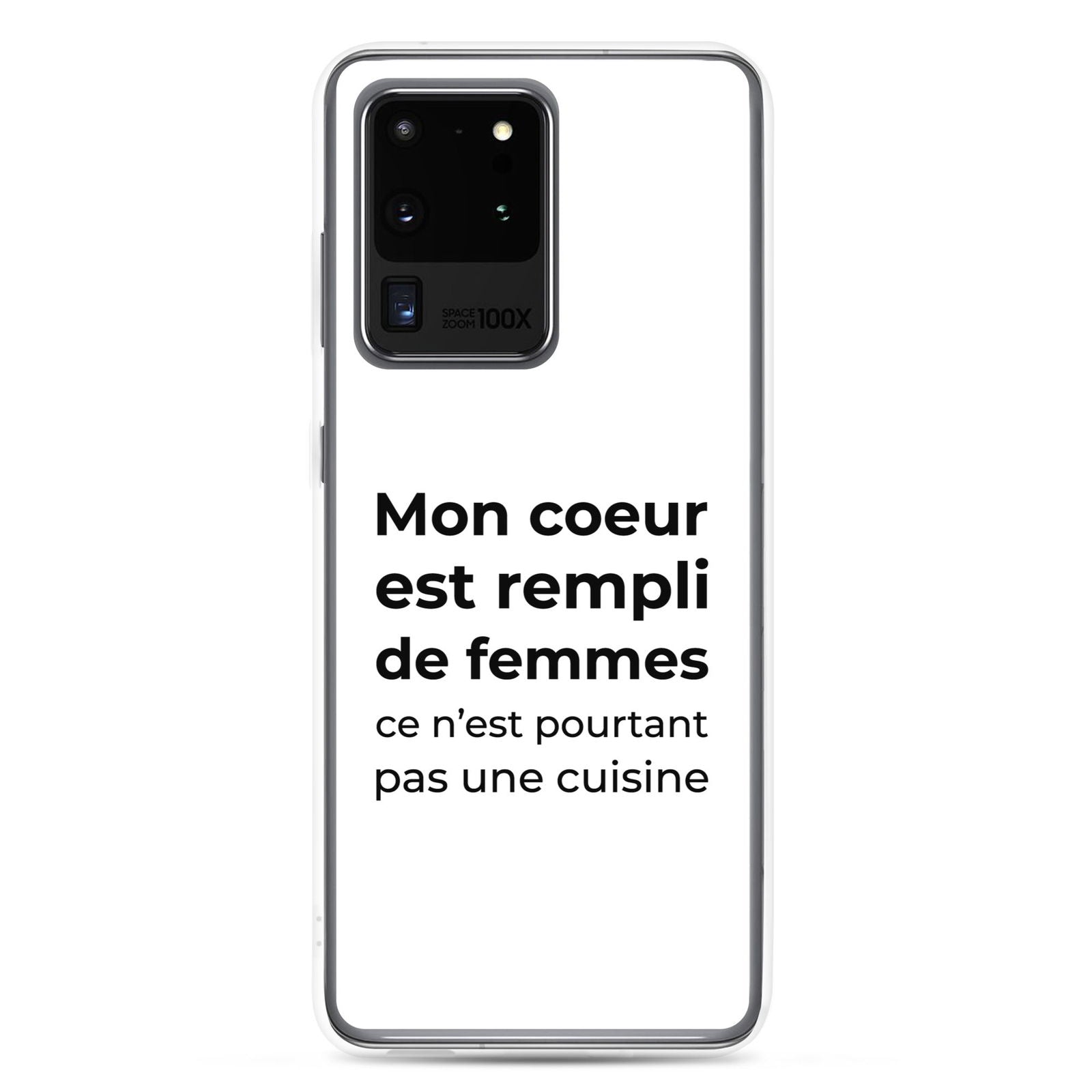Coque Samsung Mon cœur est rempli de femmes ce n'est pourtant pas une cuisine - Sedurro