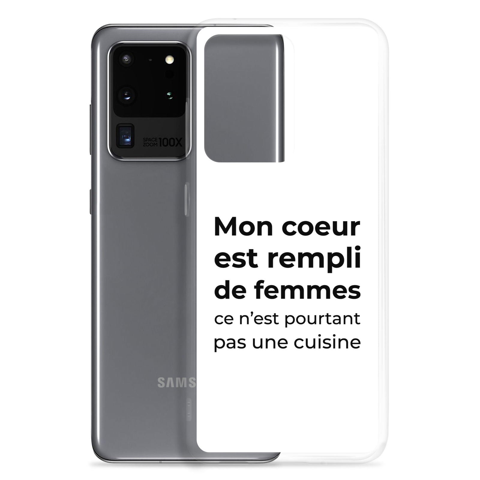 Coque Samsung Mon cœur est rempli de femmes ce n'est pourtant pas une cuisine - Sedurro