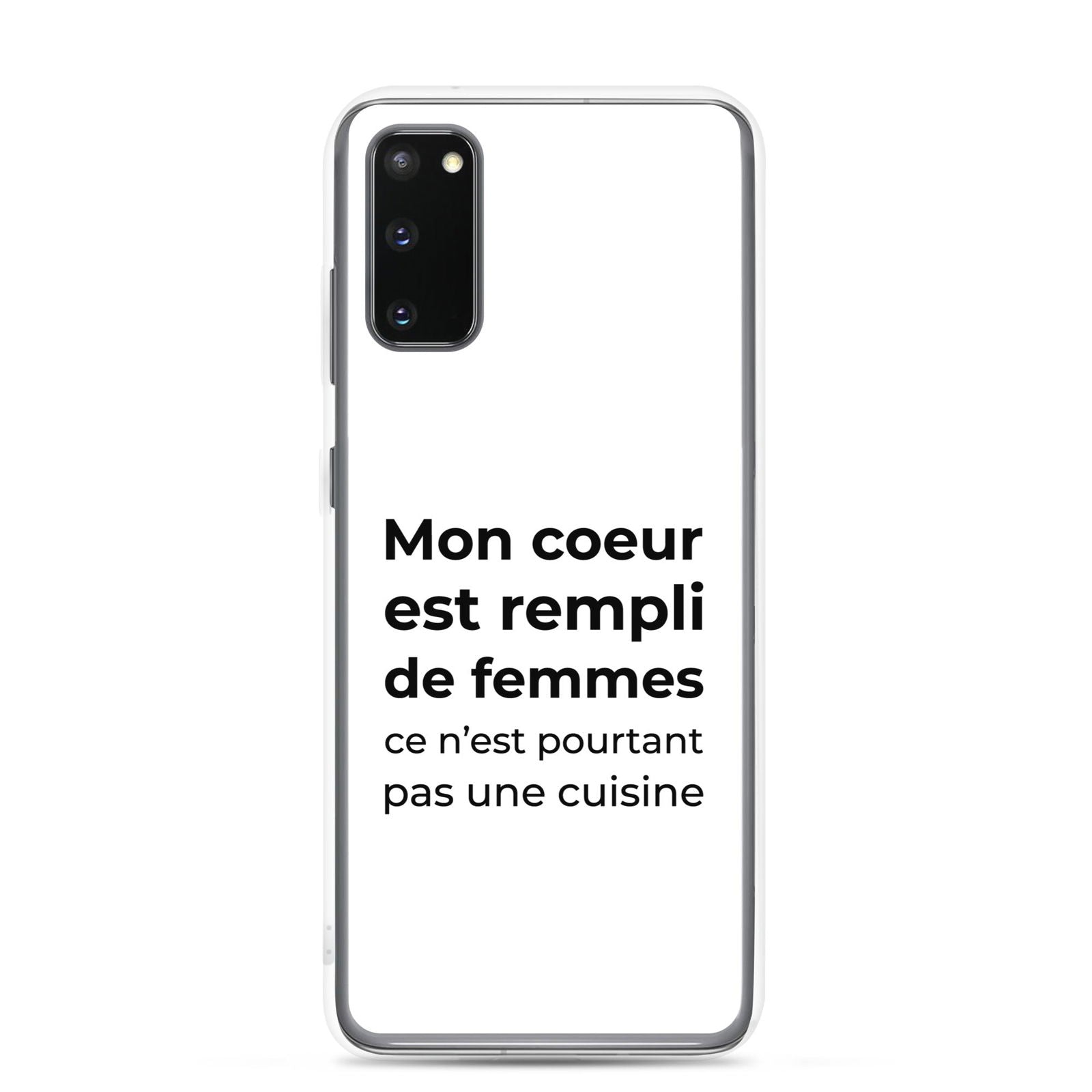 Coque Samsung Mon cœur est rempli de femmes ce n'est pourtant pas une cuisine - Sedurro