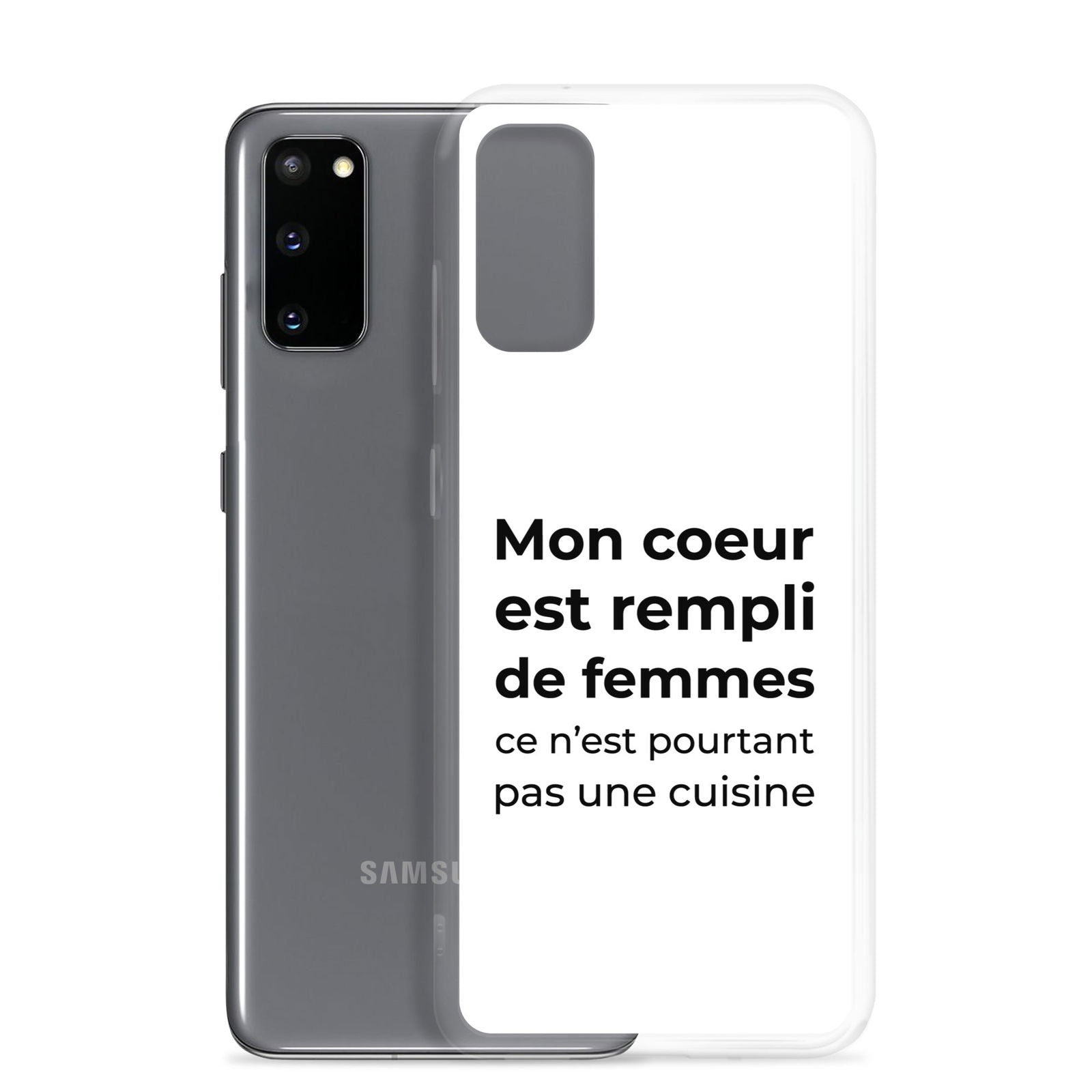 Coque Samsung Mon cœur est rempli de femmes ce n'est pourtant pas une cuisine - Sedurro