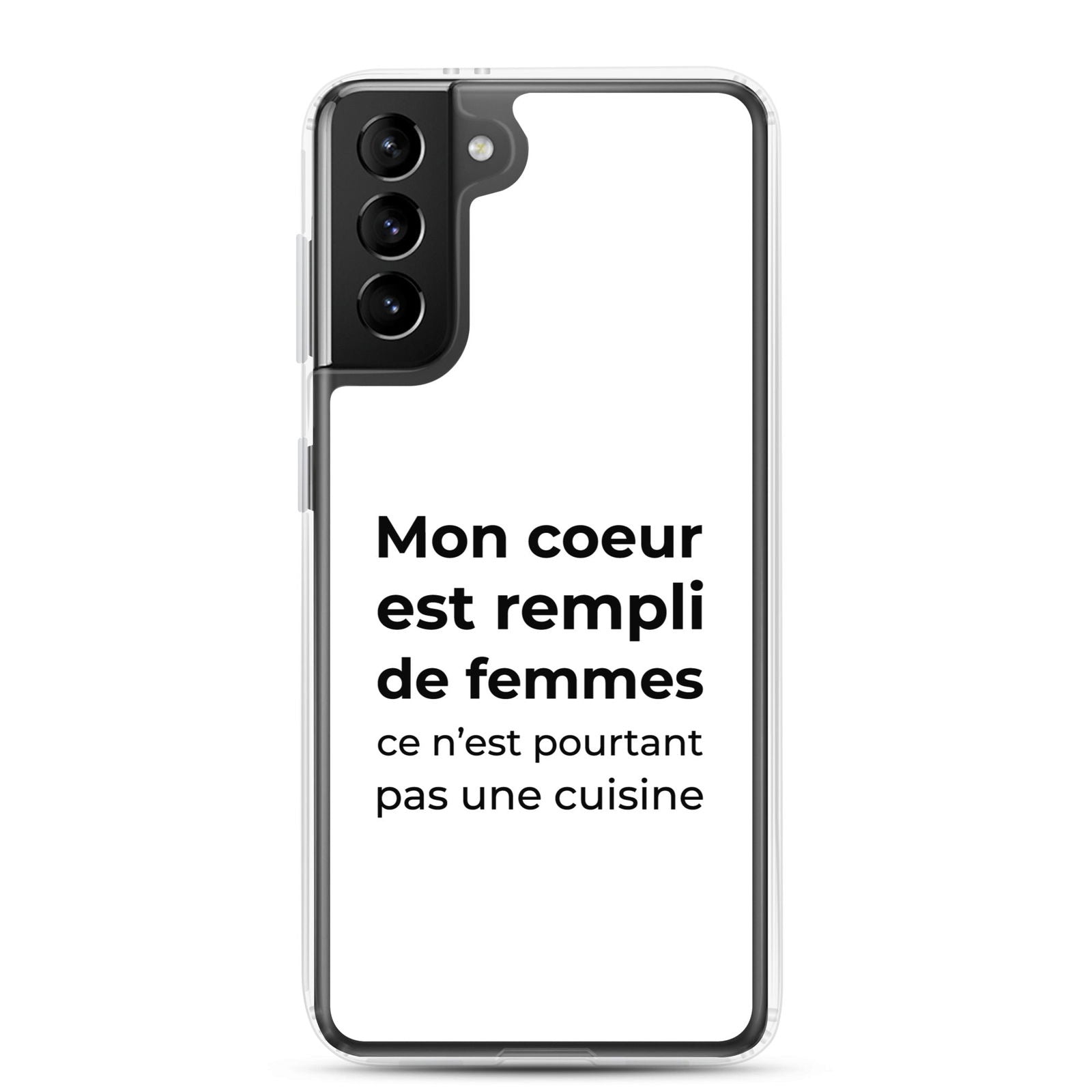 Coque Samsung Mon cœur est rempli de femmes ce n'est pourtant pas une cuisine - Sedurro