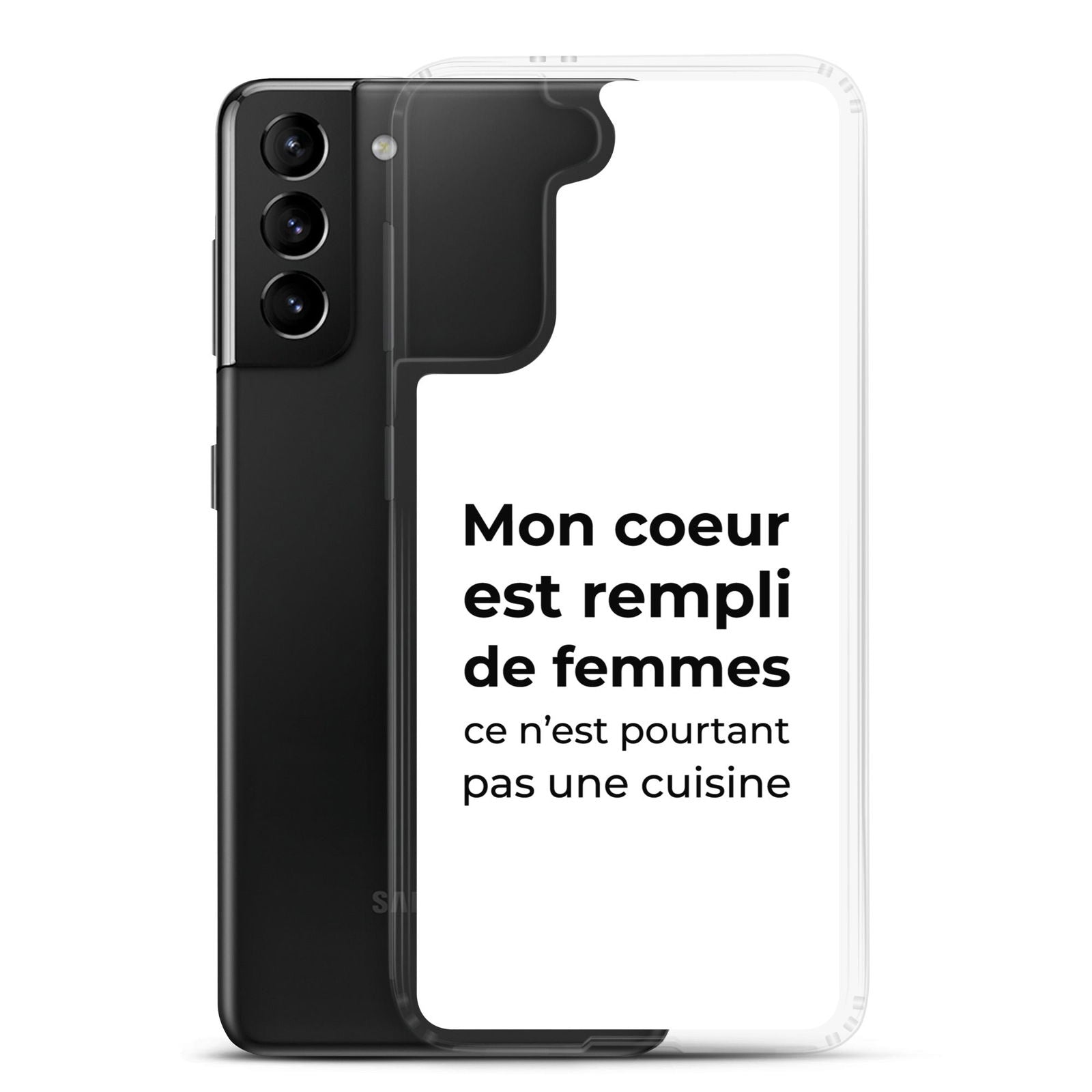 Coque Samsung Mon cœur est rempli de femmes ce n'est pourtant pas une cuisine - Sedurro