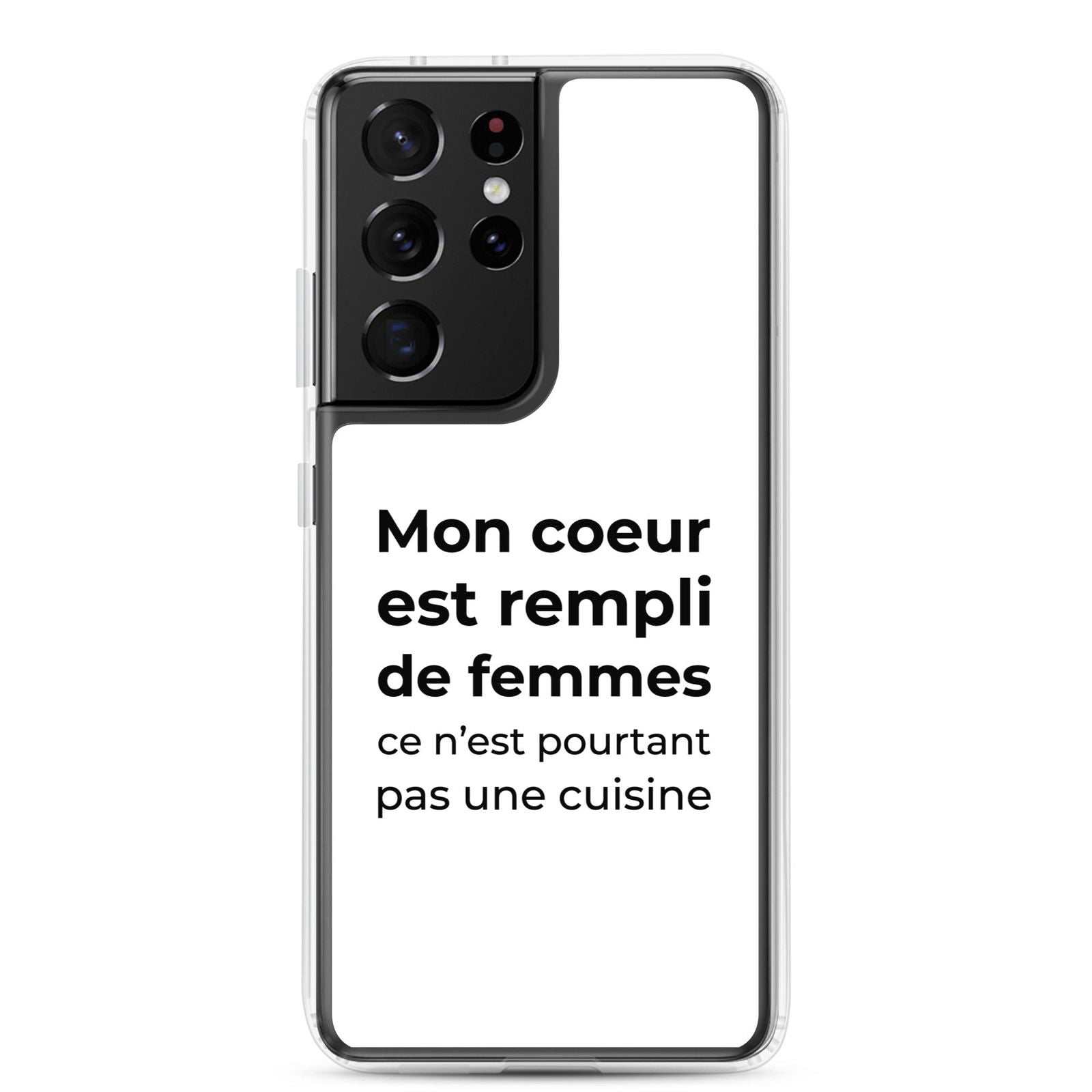 Coque Samsung Mon cœur est rempli de femmes ce n'est pourtant pas une cuisine - Sedurro