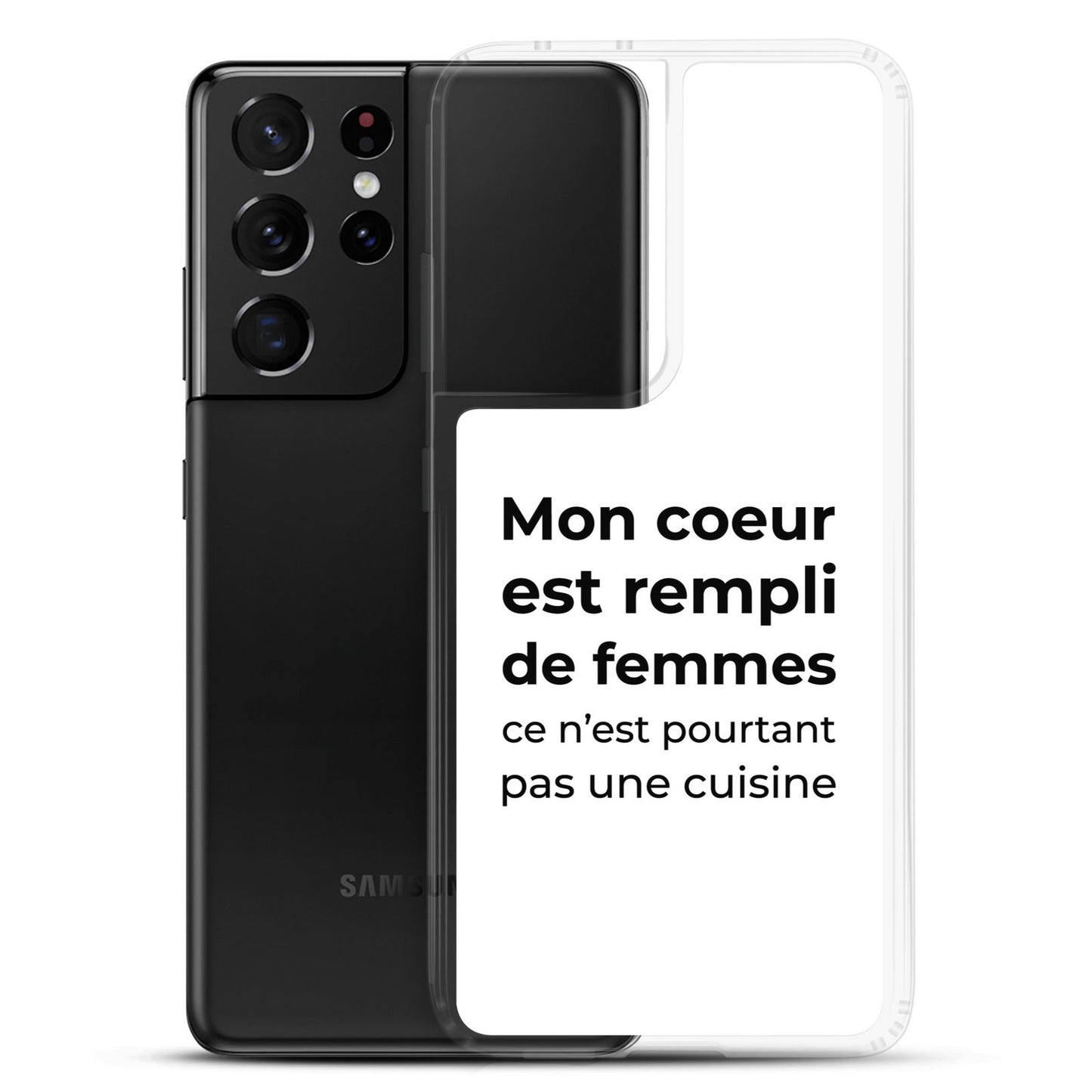 Coque Samsung Mon cœur est rempli de femmes ce n'est pourtant pas une cuisine - Sedurro
