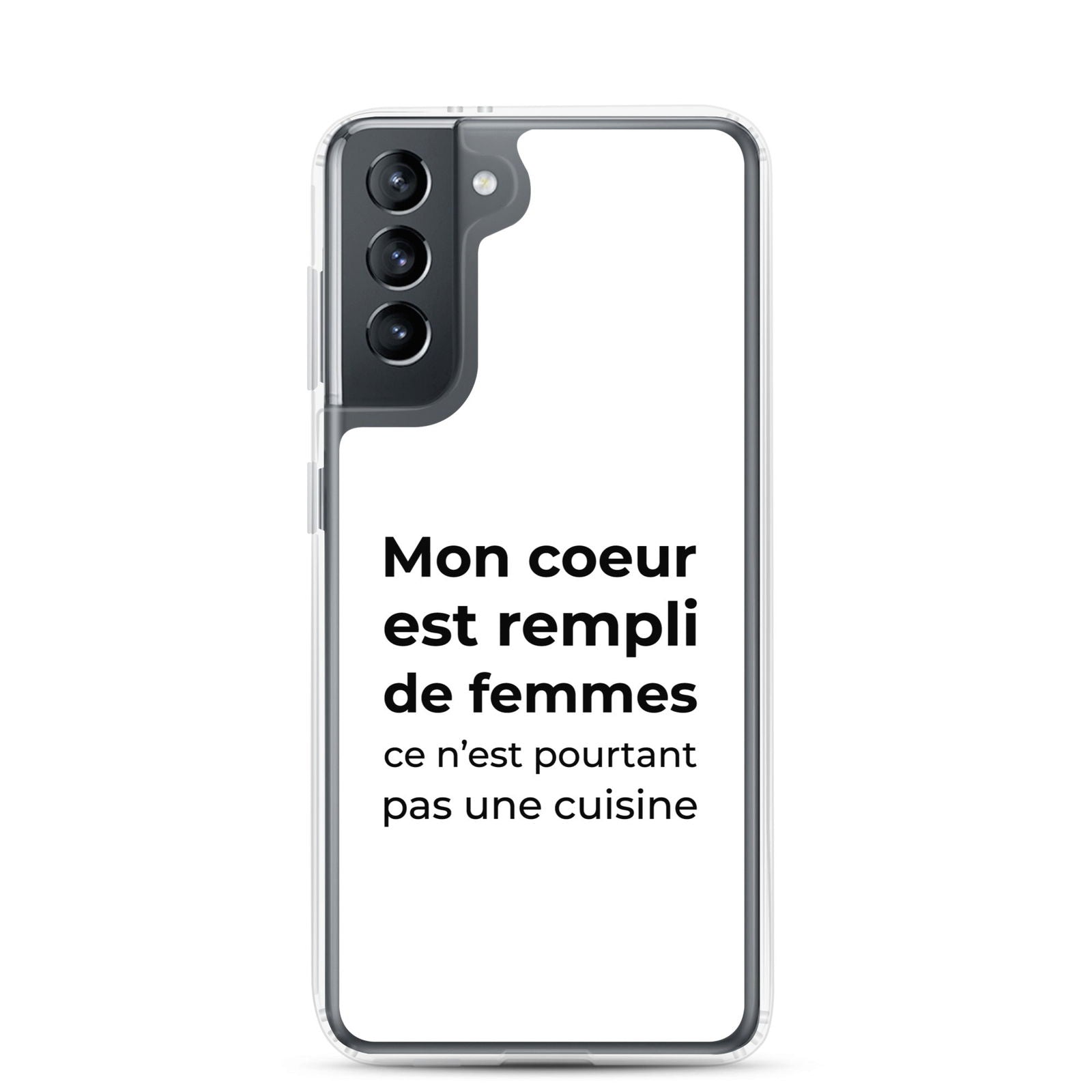 Coque Samsung Mon cœur est rempli de femmes ce n'est pourtant pas une cuisine - Sedurro