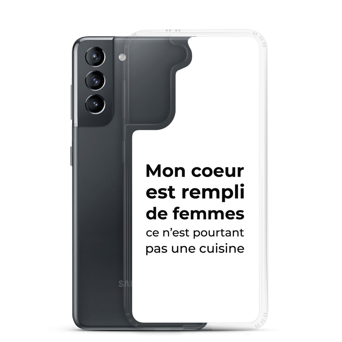 Coque Samsung Mon cœur est rempli de femmes ce n'est pourtant pas une cuisine - Sedurro