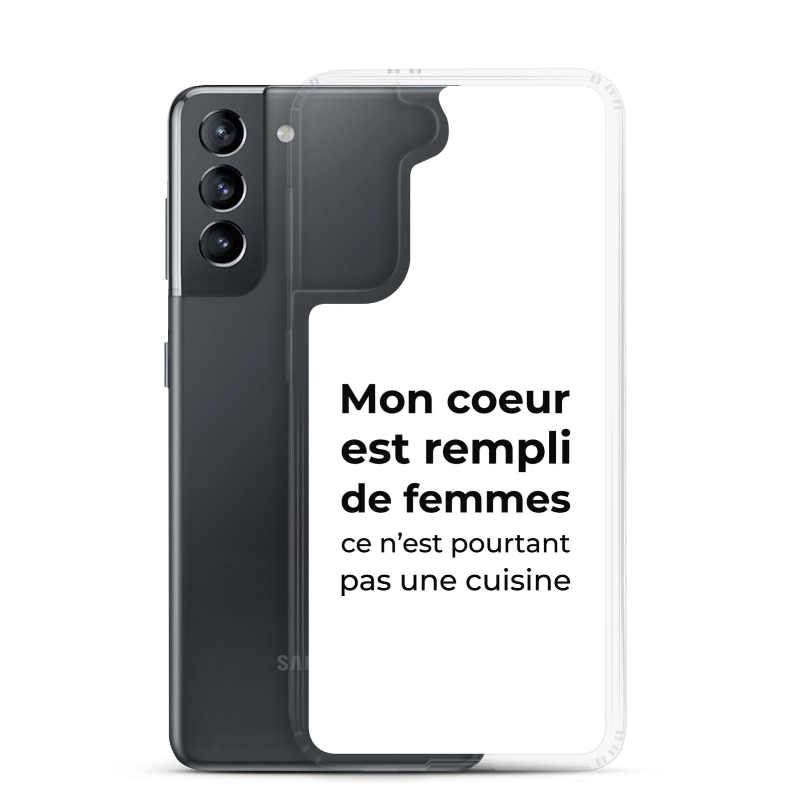 Coque Samsung Mon cœur est rempli de femmes ce n'est pourtant pas une cuisine - Sedurro