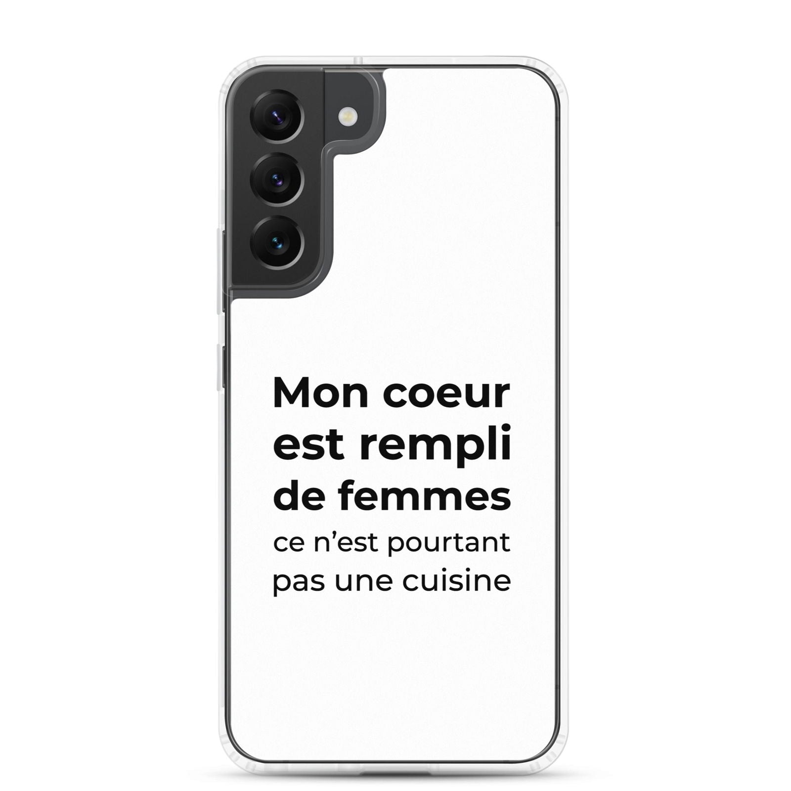 Coque Samsung Mon cœur est rempli de femmes ce n'est pourtant pas une cuisine - Sedurro