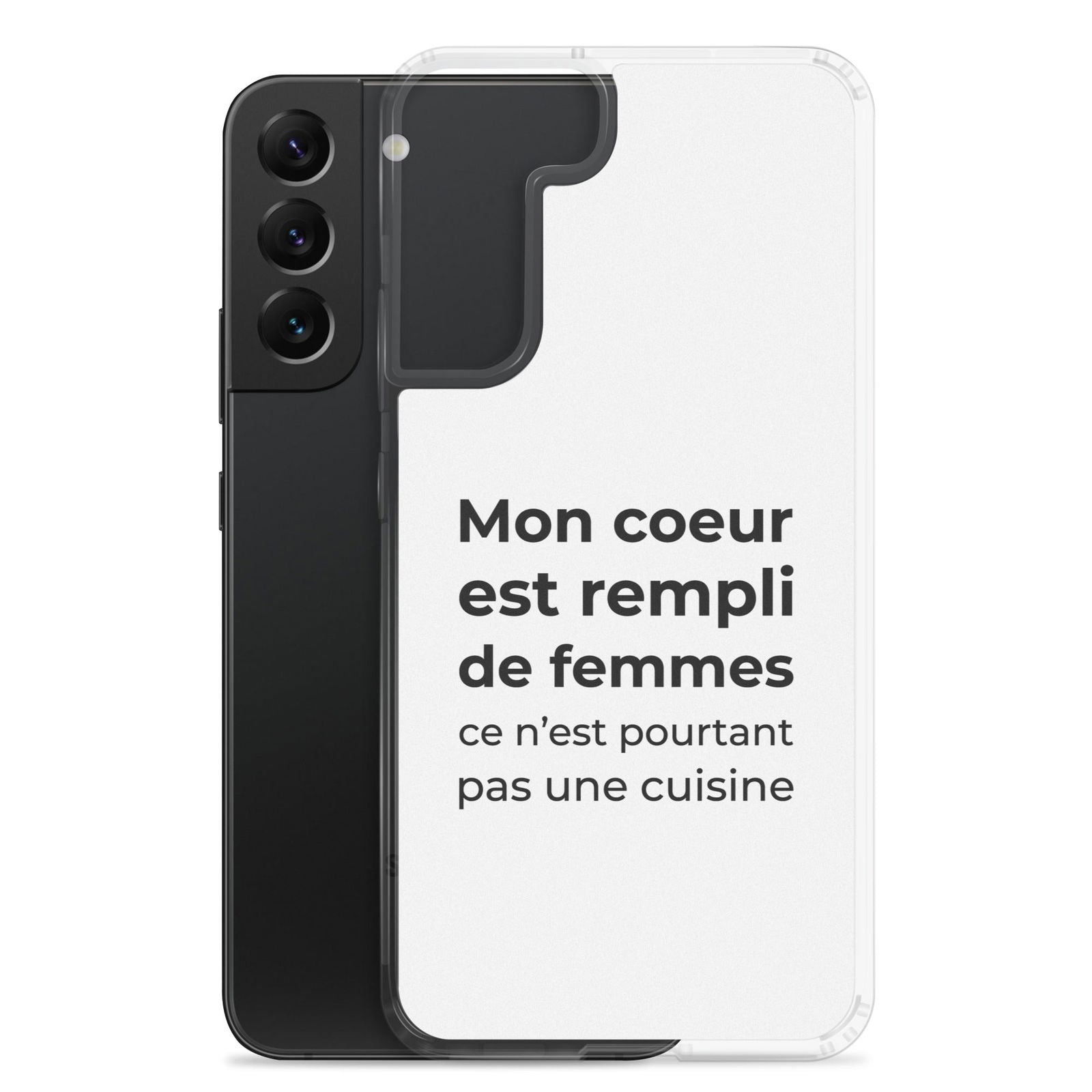 Coque Samsung Mon cœur est rempli de femmes ce n'est pourtant pas une cuisine - Sedurro