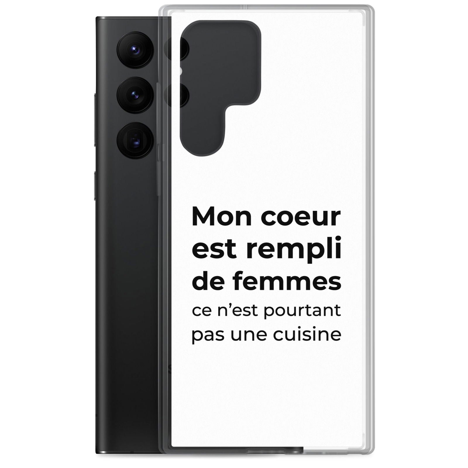 Coque Samsung Mon cœur est rempli de femmes ce n'est pourtant pas une cuisine - Sedurro
