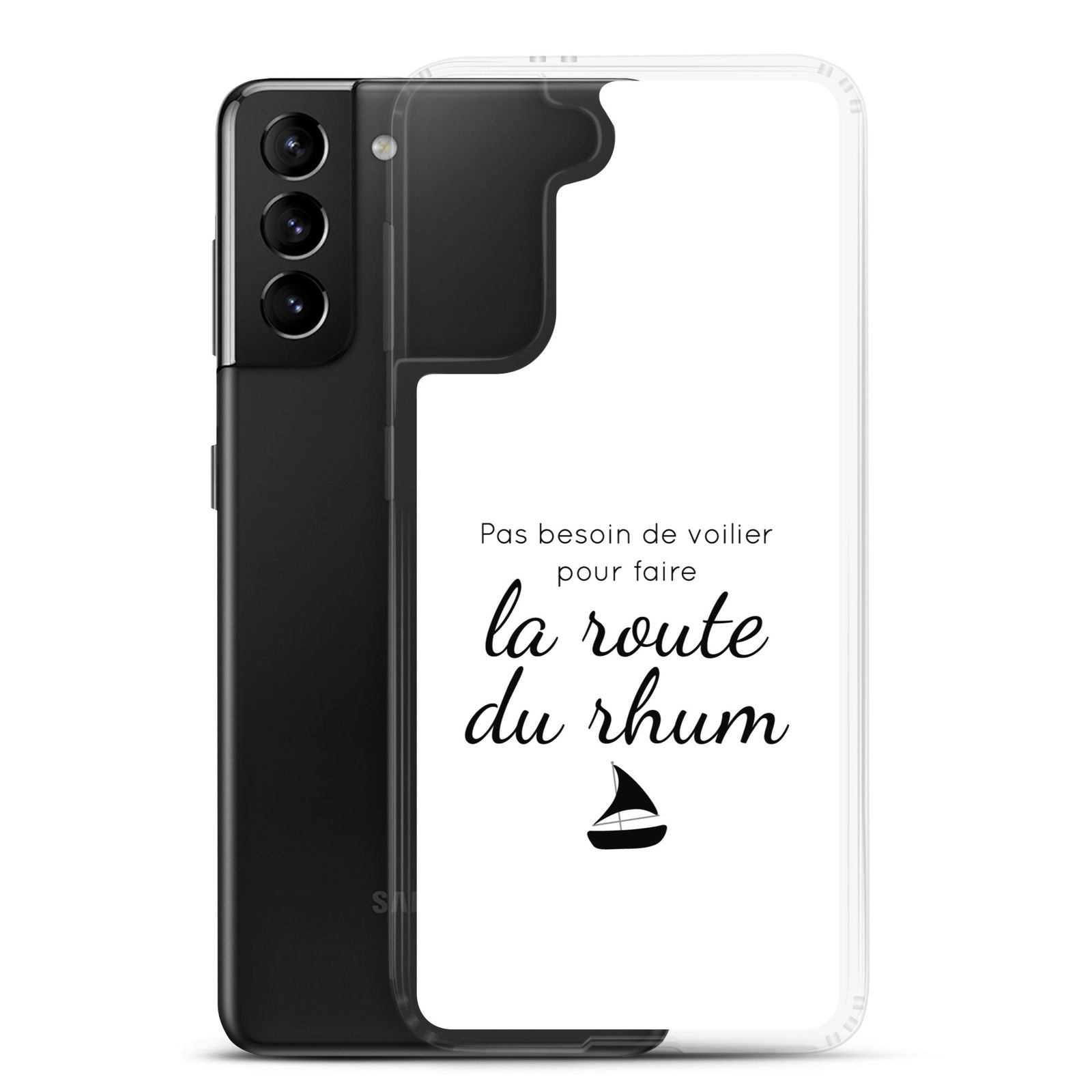 Coque Samsung Pas besoin de voilier pour faire la route du rhum - Sedurro