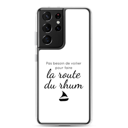 Coque Samsung Pas besoin de voilier pour faire la route du rhum - Sedurro