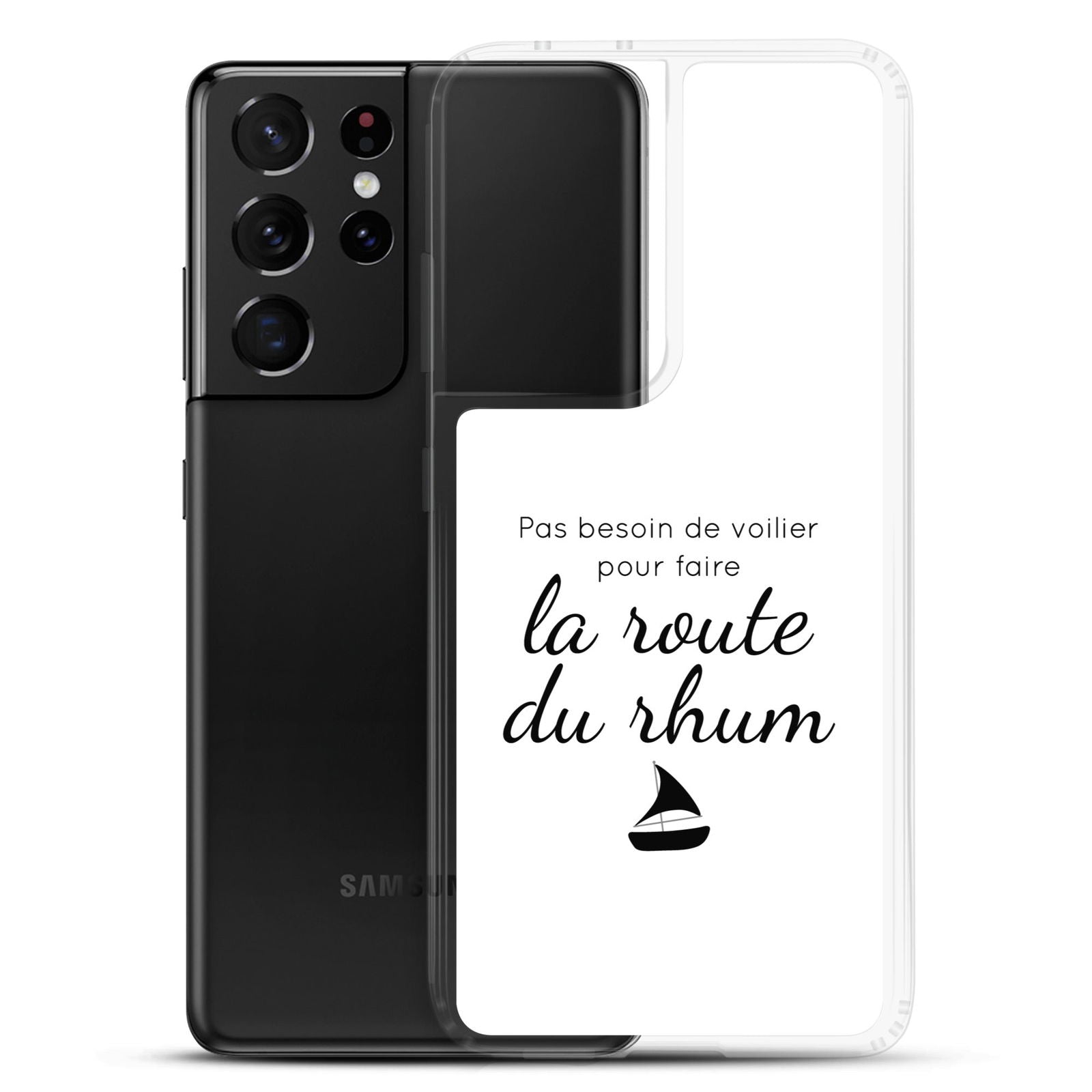 Coque Samsung Pas besoin de voilier pour faire la route du rhum - Sedurro