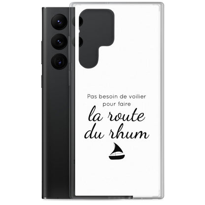 Coque Samsung Pas besoin de voilier pour faire la route du rhum - Sedurro