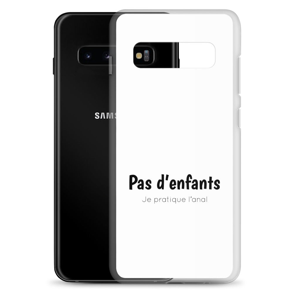 Coque Samsung Pas d'enfants je pratique l'anal - Sedurro