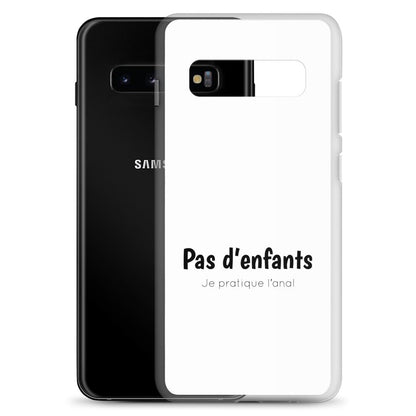 Coque Samsung Pas d'enfants je pratique l'anal - Sedurro