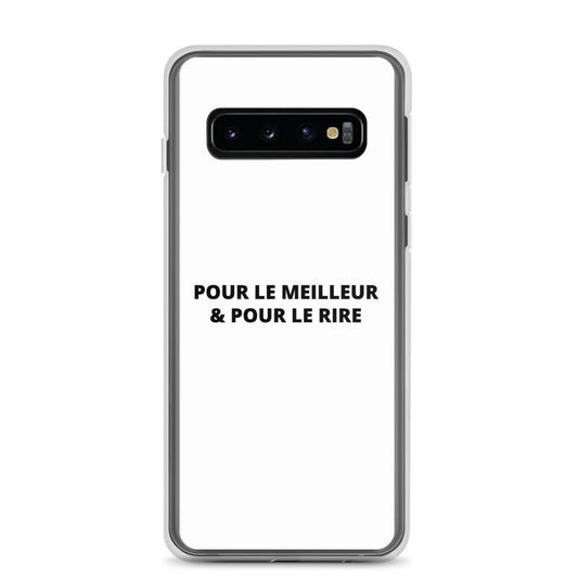 Coque Samsung Pour le meilleur et pour le rire Samsung Galaxy S10 - Sedurro