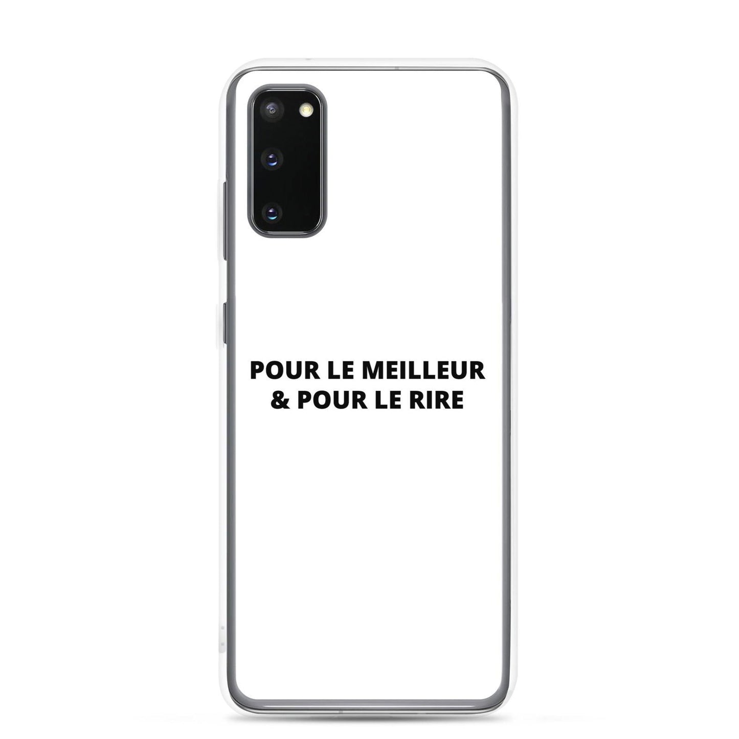 Coque Samsung Pour le meilleur et pour le rire Samsung Galaxy S20 - Sedurro