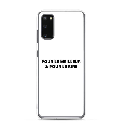 Coque Samsung Pour le meilleur et pour le rire Samsung Galaxy S20 - Sedurro