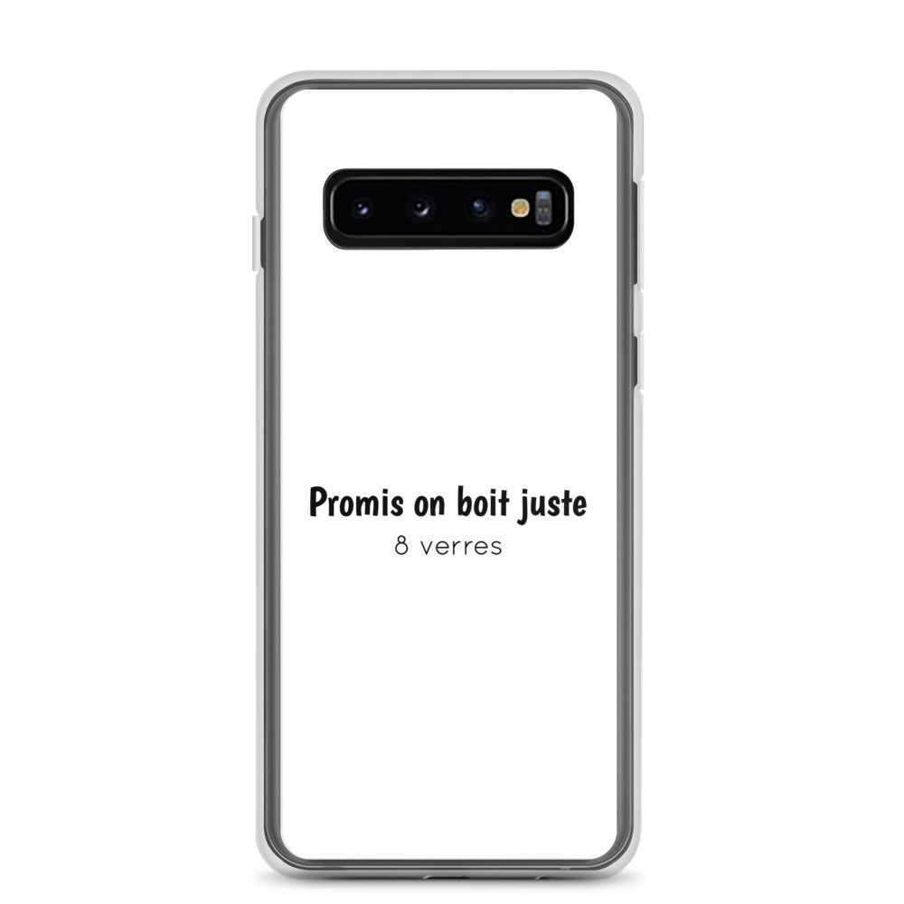 Coque Samsung Promis on boit juste 8 verres - Sedurro