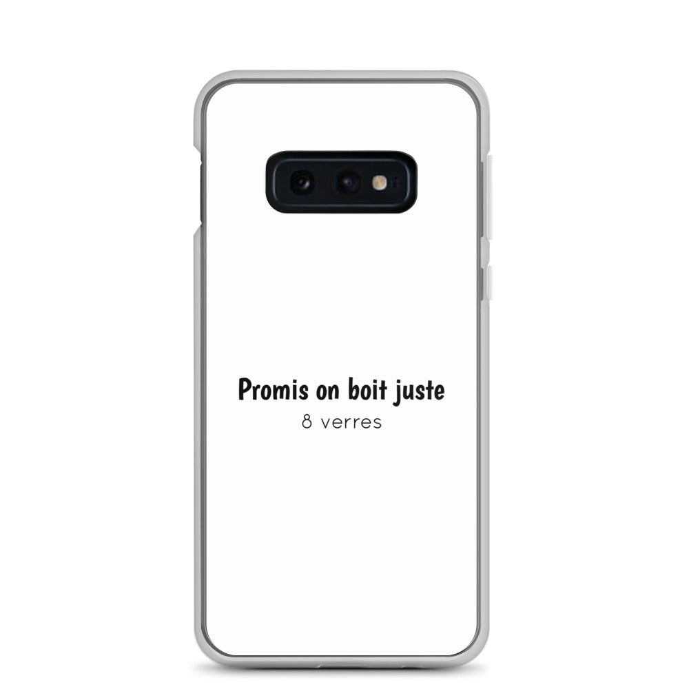 Coque Samsung Promis on boit juste 8 verres - Sedurro