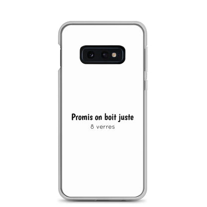Coque Samsung Promis on boit juste 8 verres - Sedurro