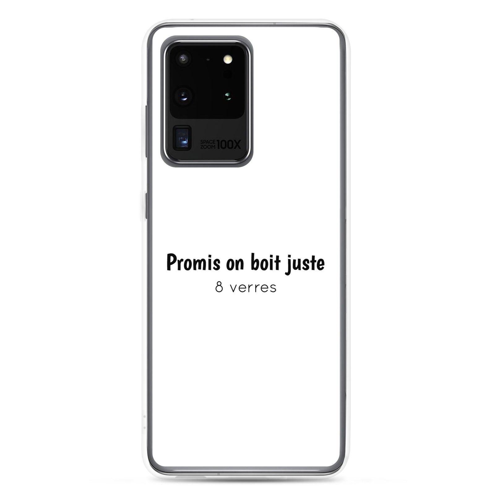 Coque Samsung Promis on boit juste 8 verres - Sedurro