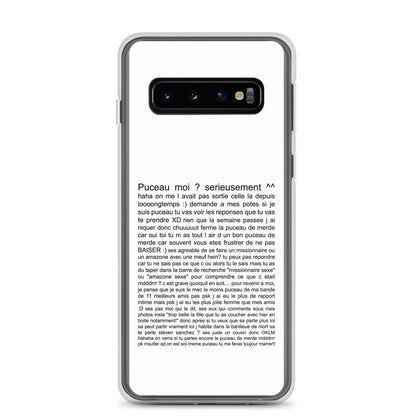 Coque Samsung Puceau moi on me l'avait pas sorti depuis longtemps - Sedurro