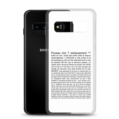 Coque Samsung Puceau moi on me l'avait pas sorti depuis longtemps - Sedurro