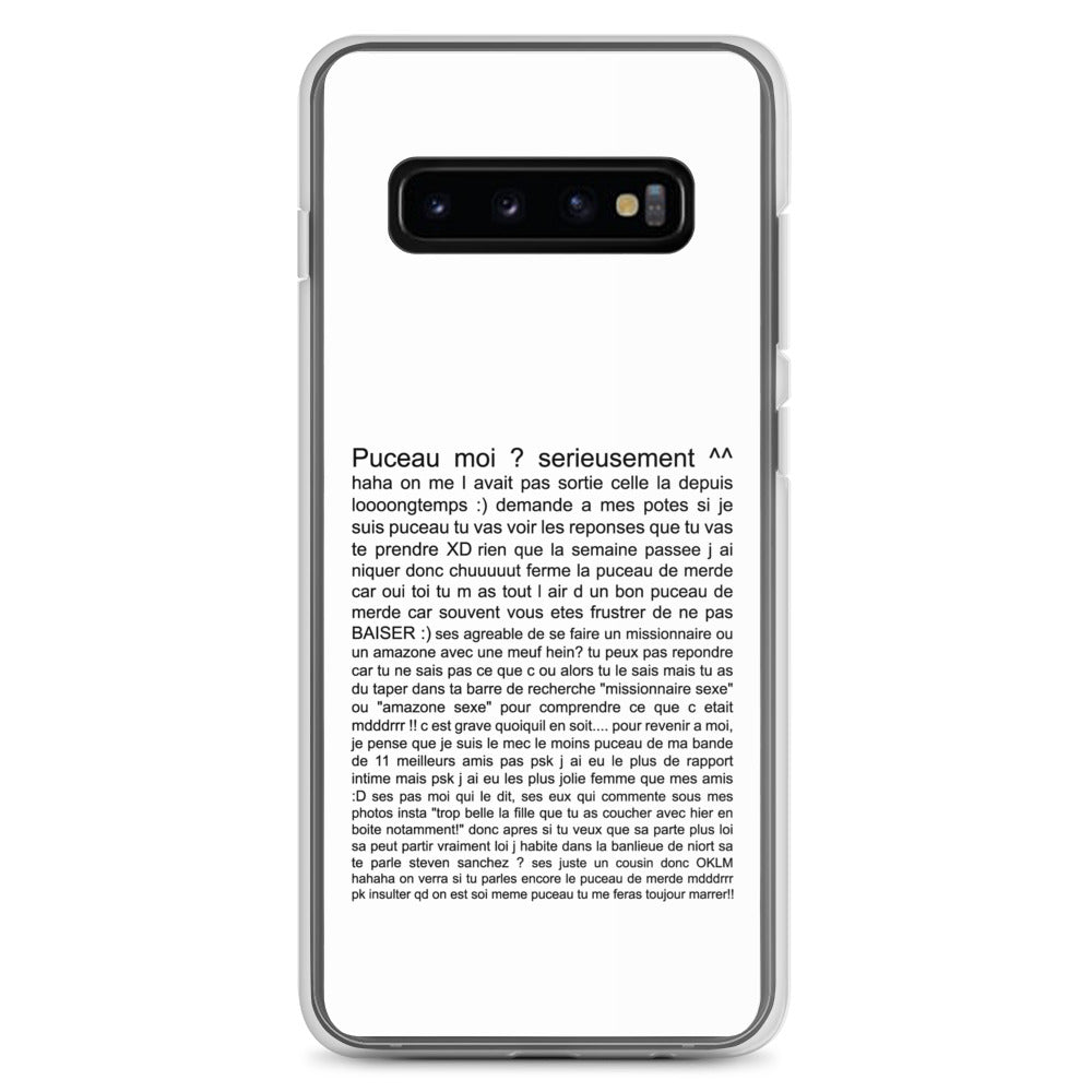 Coque Samsung Puceau moi on me l'avait pas sorti depuis longtemps - Sedurro
