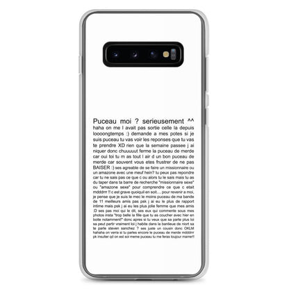Coque Samsung Puceau moi on me l'avait pas sorti depuis longtemps - Sedurro