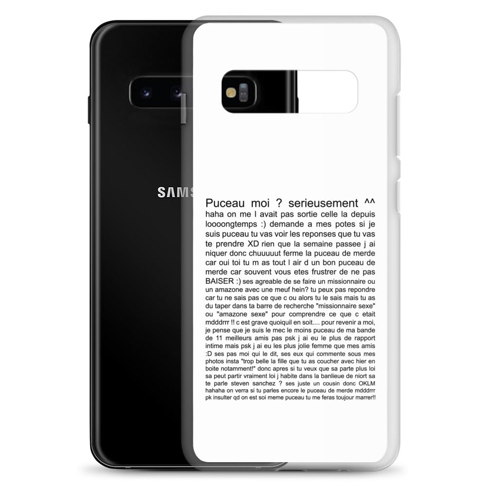 Coque Samsung Puceau moi on me l'avait pas sorti depuis longtemps - Sedurro