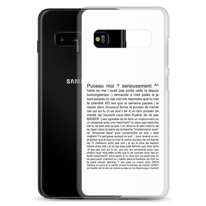 Coque Samsung Puceau moi on me l'avait pas sorti depuis longtemps - Sedurro