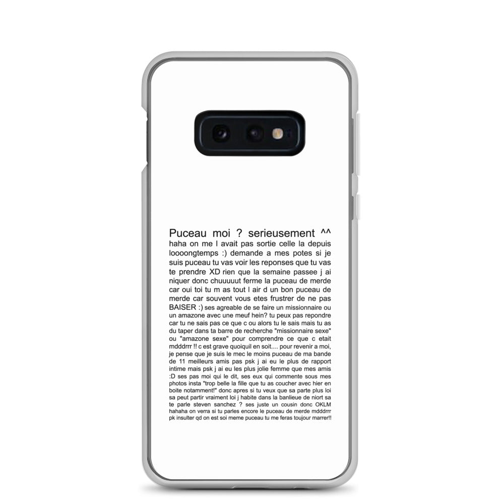 Coque Samsung Puceau moi on me l'avait pas sorti depuis longtemps - Sedurro