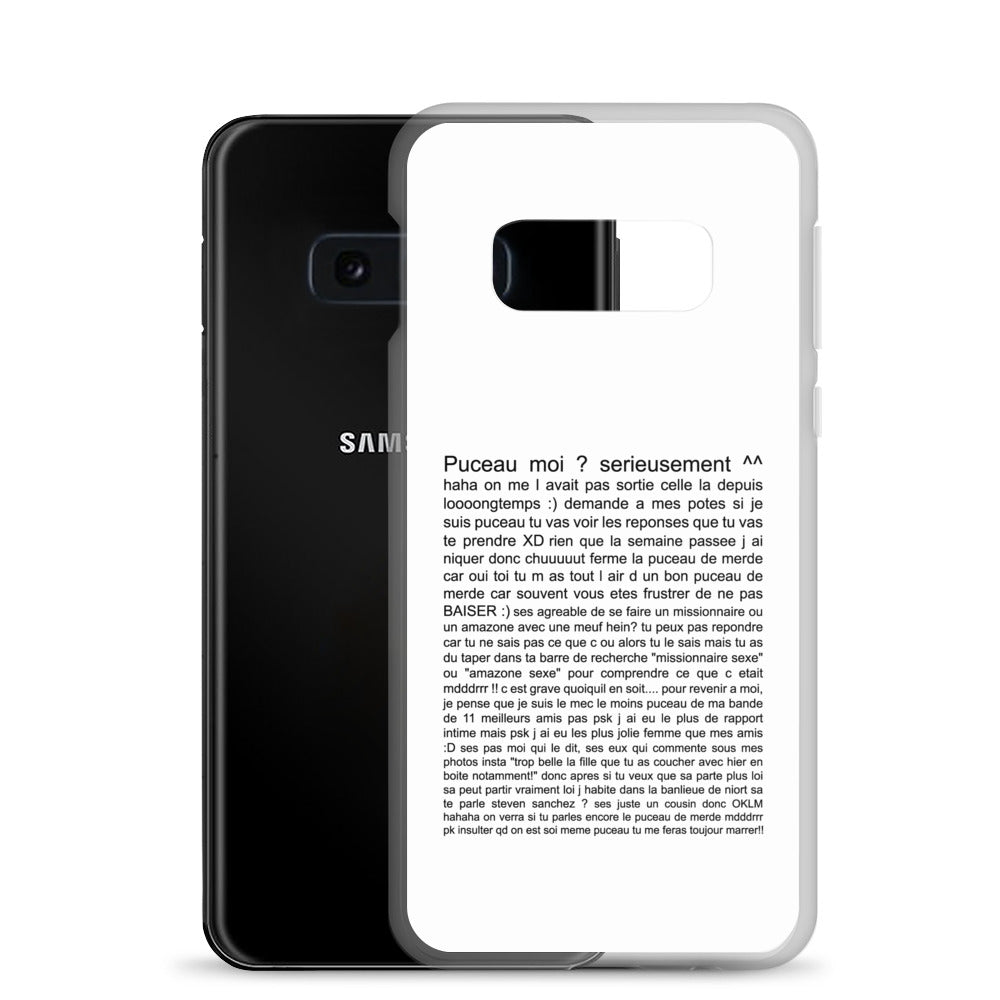 Coque Samsung Puceau moi on me l'avait pas sorti depuis longtemps - Sedurro