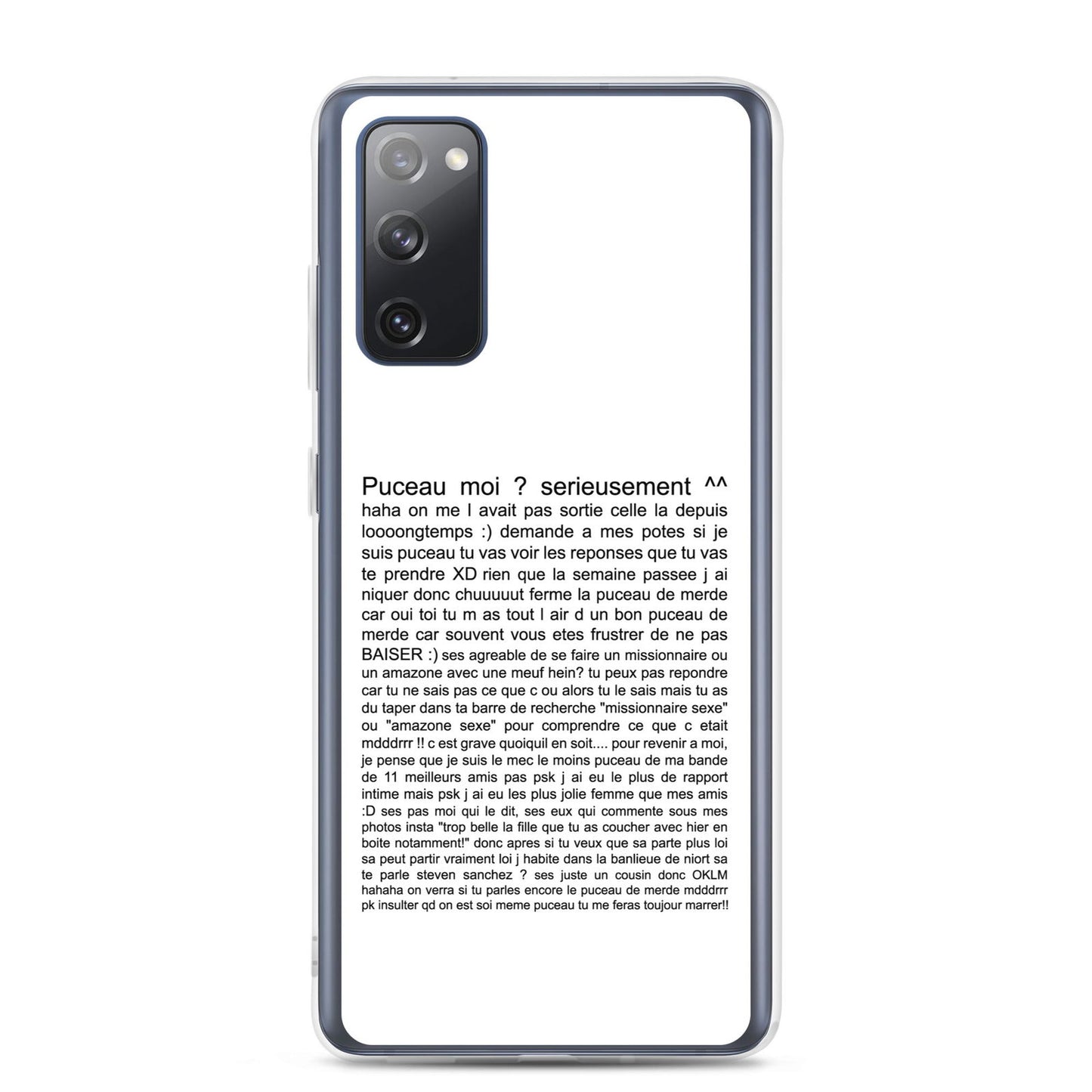 Coque Samsung Puceau moi on me l'avait pas sorti depuis longtemps - Sedurro