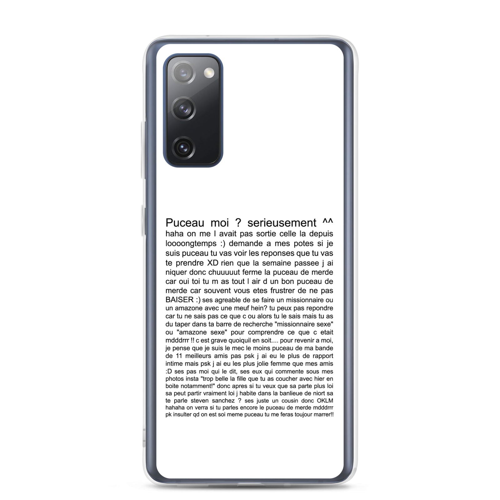 Coque Samsung Puceau moi on me l'avait pas sorti depuis longtemps - Sedurro