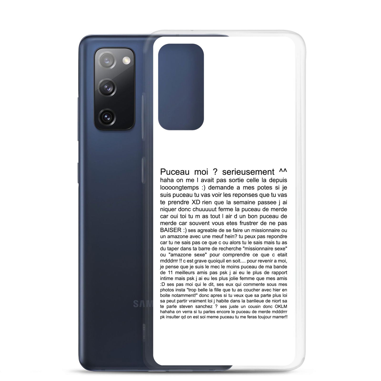 Coque Samsung Puceau moi on me l'avait pas sorti depuis longtemps - Sedurro