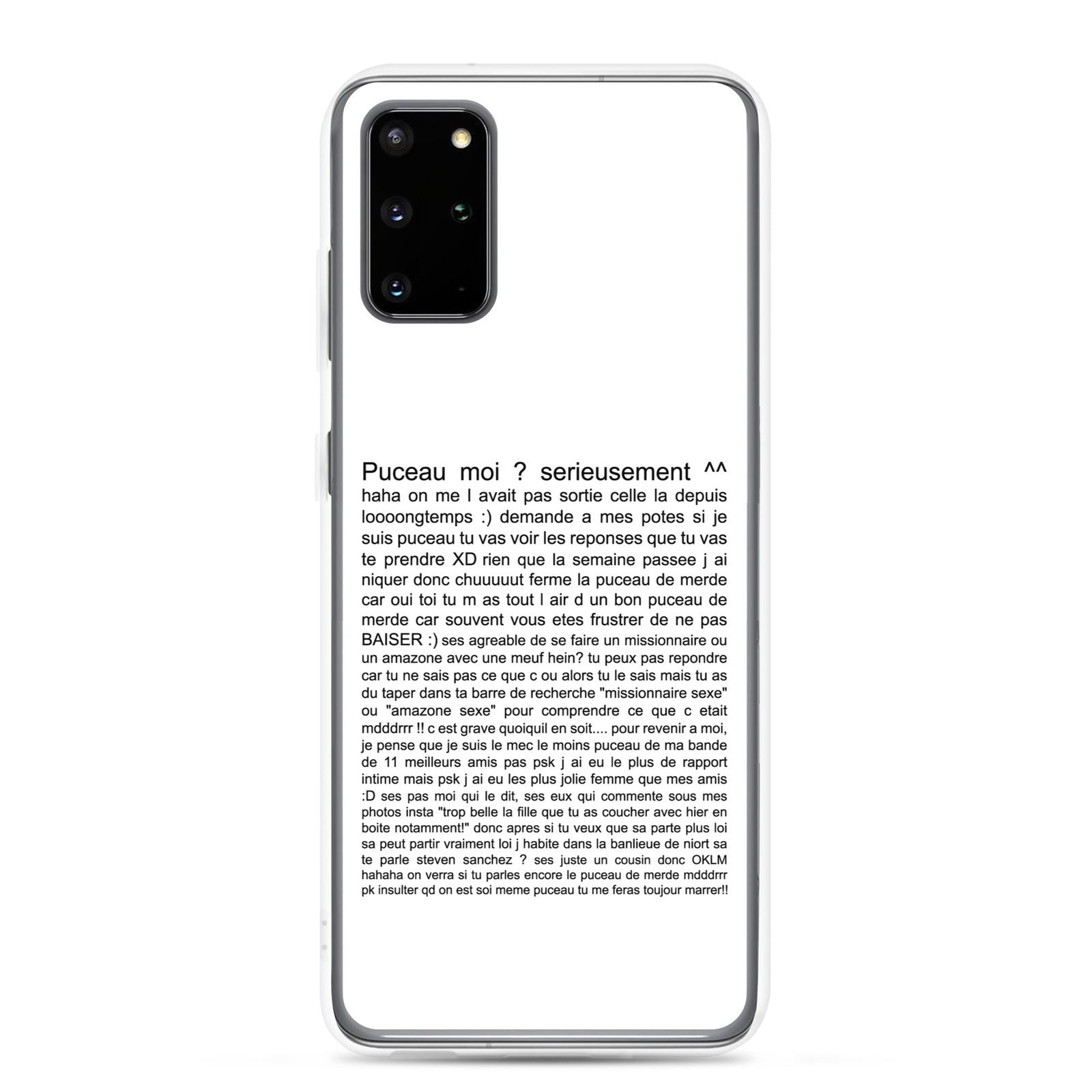 Coque Samsung Puceau moi on me l'avait pas sorti depuis longtemps - Sedurro
